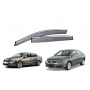 Дефлекторы боковых окон с хромированным молдингом, OEM Style для VW Passat «B6», Passat «B7»