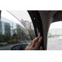Премиум дефлекторы окон для Opel Mokka 2012+ | с молдингом из нержавейки