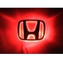 Эмблема со светодиодной подсветкой Honda красного цвета «92x75»