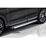 Пороги алюминиевые Mitsubishi Outlander 3 (2012-2022) | Slitkoff