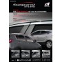Хром молдинги окон «верхние» для Chevrolet Spark 2011+