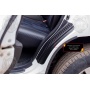 Накладки на пороги задних арок для Тойота Ленд Крузер Прадо 150 (2009-2022) | шагрень
