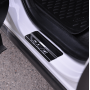 Накладки на пороги для Тойота Рав 4 XA40 2013-2019 | нержавейка с лого