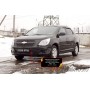 Защитная сетка решетки переднего бампера Chevrolet Cobalt 2013+ (седан) | шагрень