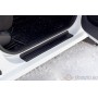 Накладки на внутренние пороги дверей (4 шт) для Lada Largus 2012+ и Largus Cross (универсал) 2015+ | шагрень