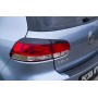 Накладки на задние фонари (реснички) Volkswagen Golf 6 (2009-2012) | глянец (под покраску)