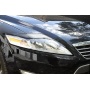 Накладки на передние фары (реснички) для Ford Mondeo 2008+/2011+ | глянец (под покраску)