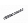 Шильд "Mugen" Для Honda, Самоклеящийся, Цвет: Чёрный, 1 шт. «120mm*18mm»