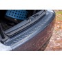 Накладка на задний бампер для Mitsubishi Outlander 2010-2012 | шагрень