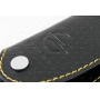Брелок «кожаный чехол» для ключа Opel Antara с жёлтой нитью