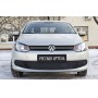 Зимняя заглушка решетки переднего бампера для Volkswagen Polo V 2009+ | шагрень