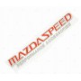 Шильд "MAZDA SPEED" Для Mazda, Самоклеящийся. Цвет: Хром. «90x13»