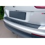 Накладка на задний бампер для Volkswagen Tiguan 2017+/2021+ | шагрень, с загибом