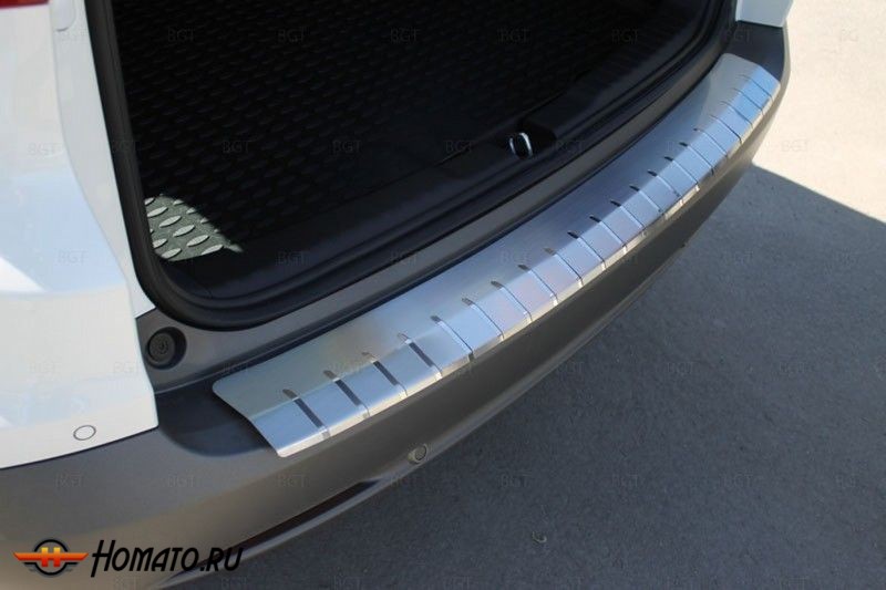 Накладка на бампер для Honda CR-V IV 2013+ из нержавеющей стали