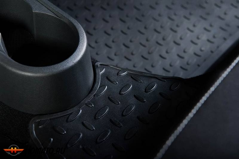 Резиновые коврики Jeep Cherokee 2014+ | с высокими бортами | Seintex
