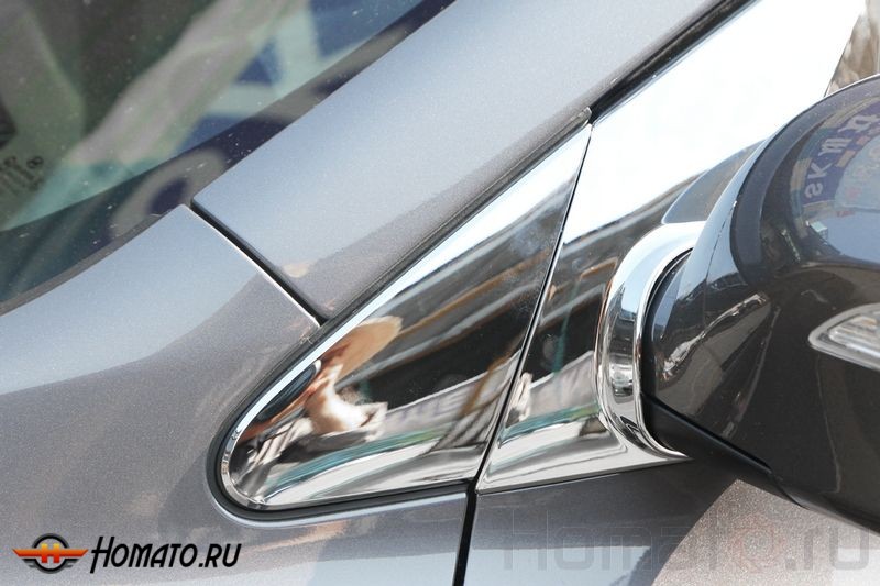 Хром молдинги креплений боковых зеркал для Hyundai ix35 09-12