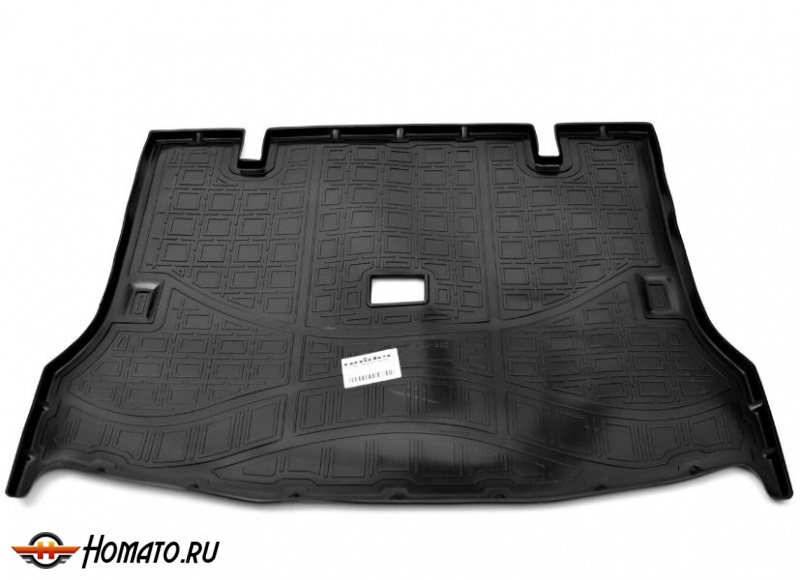 Коврик в багажник Lada Largus (BO) (2012-) (7 мест) | черный, Norplast