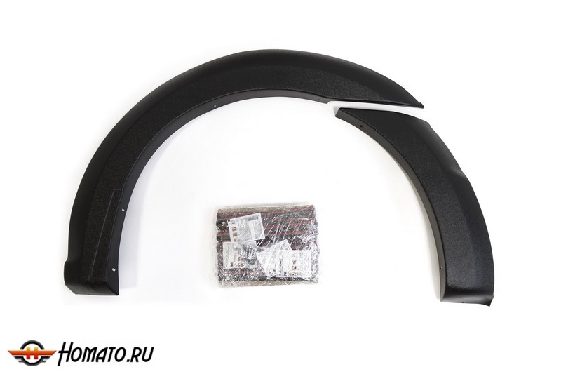 Расширители колёсных арок с выносом 10 мм для Renault Logan (2010-2013) рестайл | шагрень