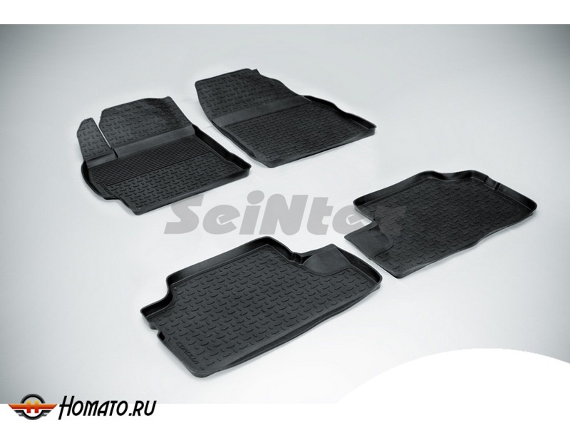 Резиновые коврики Toyota Corolla X (E140,150) 2007-2013 | с высокими бортами | Seintex