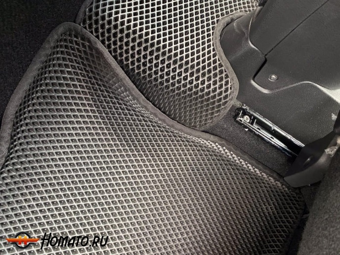 ЕВА ковры в салон для Chevrolet Aveo (2012-) | 3D с бортиками