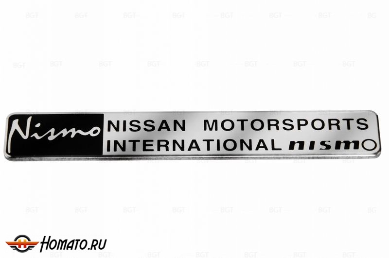 Шильд "Nismo Motorsports" Для Nissan, Самоклеящийся