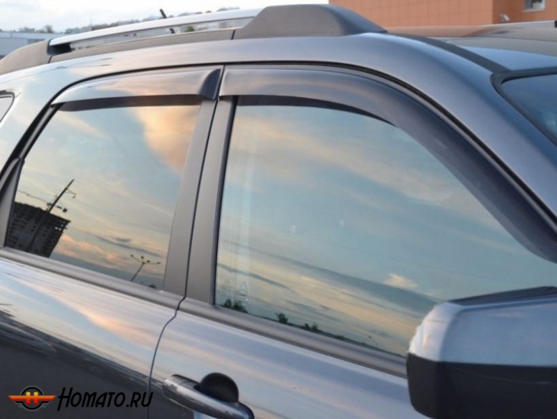 Дефлекторы на окна Киа Соренто 2 рестайлинг 2012+