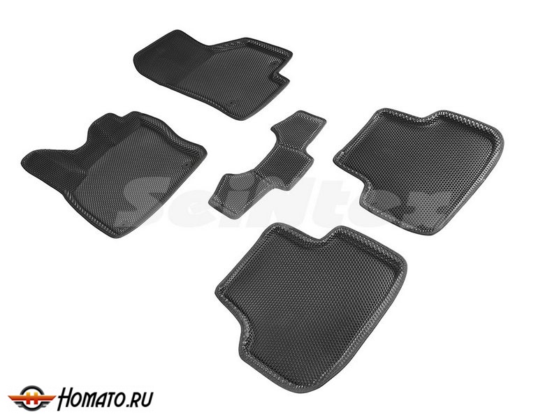 3D EVA коврики с бортами Skoda Octavia A7 2013-2020 | Премиум