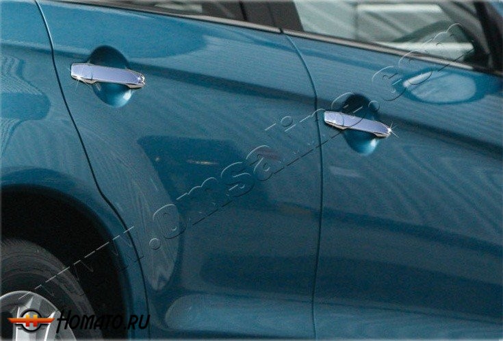 Накладки на ручки дверей для Mitsubishi ASX, Lancer X, Outlander