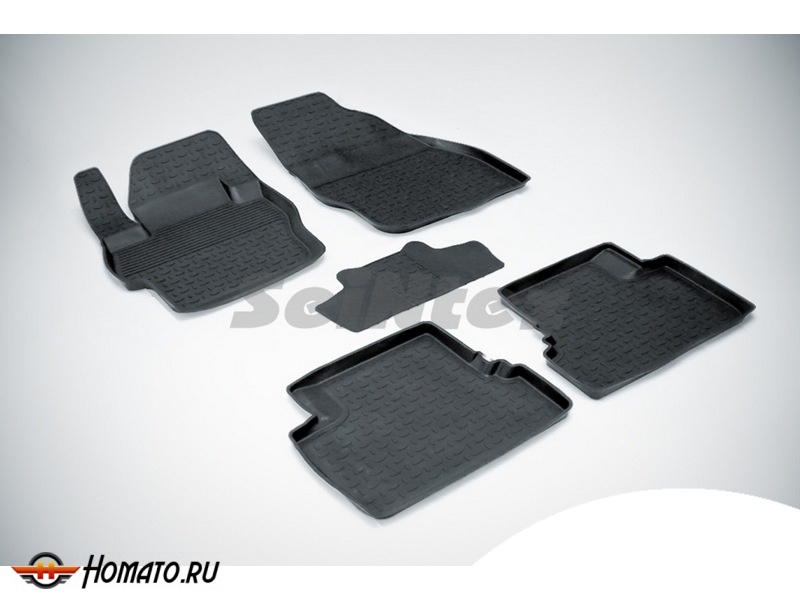 Резиновые коврики Mazda 3 2009-2013 | с высокими бортами | Seintex
