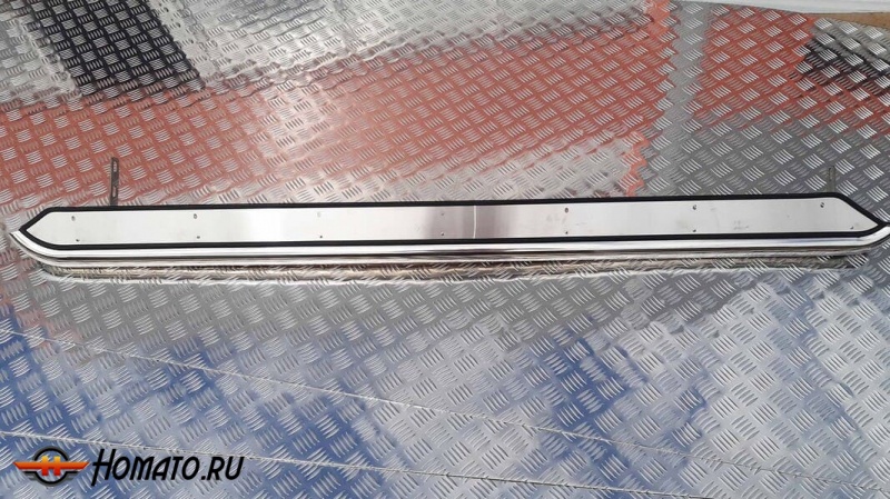 Пороги подножки Renault Duster 1 | алюминиевые или нержавеющие