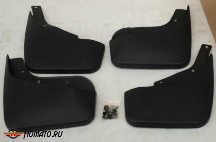 Брызговики OEM, «комплект передние+задние» для AUDI Q7 "06-08"