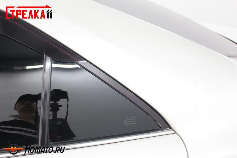 Дефлекторы Toyota Camry 50 2011-2018 | премиум, плоские, 2D