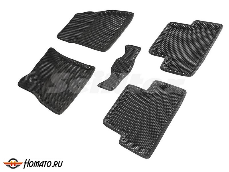 3D EVA коврики с бортами Opel Astra J 2010-2017 | Премиум
