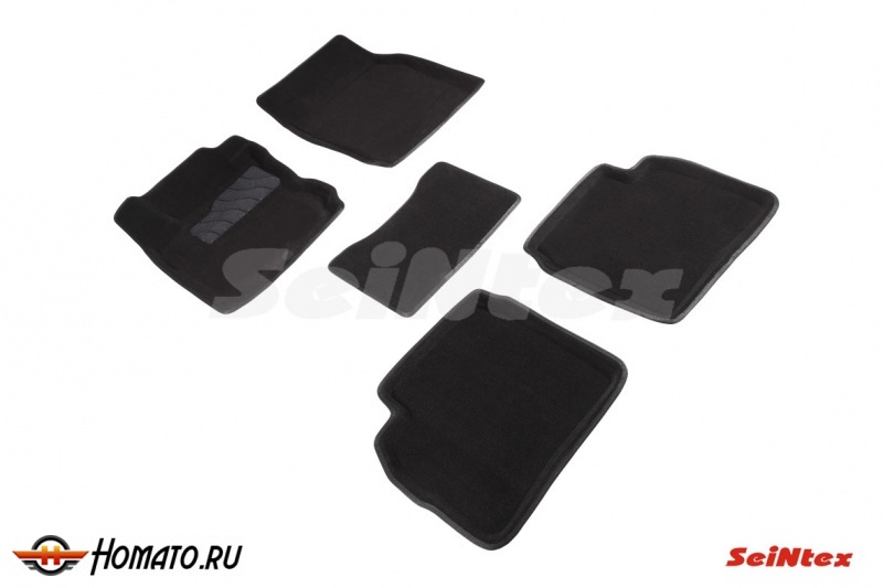 3D коврики Nissan Note 2005-2014 | Премиум | Seintex