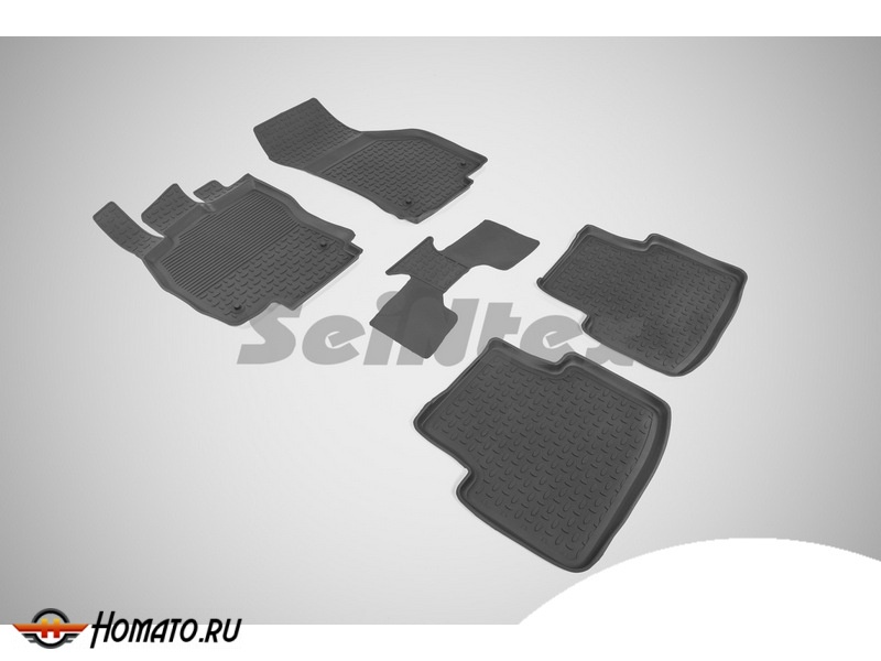 Резиновые коврики Volkswagen Passat B8 2015- | с высокими бортами | Seintex
