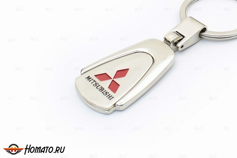 Брелок металлический с логотипом "Mitsubushi" «Silver»