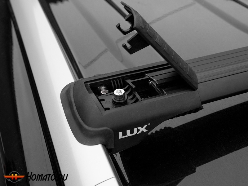 Багажник на Audi A6 Allroad C7 (2012-2019) | на рейлинги | LUX ХАНТЕР L55