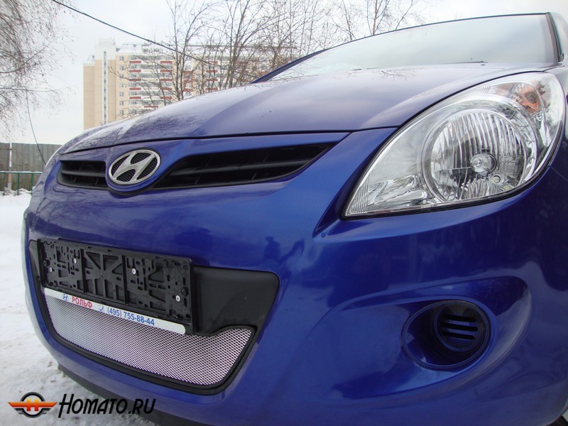 Защита радиатора для Hyundai I20 (2009-2012) дорестайл | Стандарт