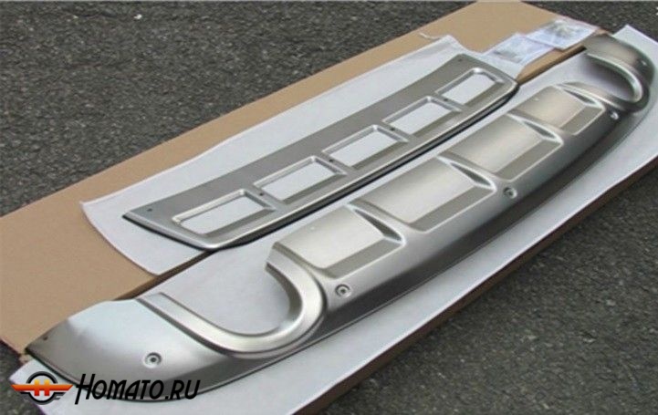Накладка на передний и задний бампер для AUDI Q5 "12-