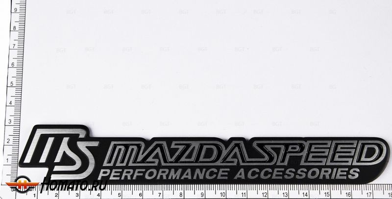Шильд "MAZDA SPEED" Для Mazda, Самоклеящийся. 1 шт. вар.2