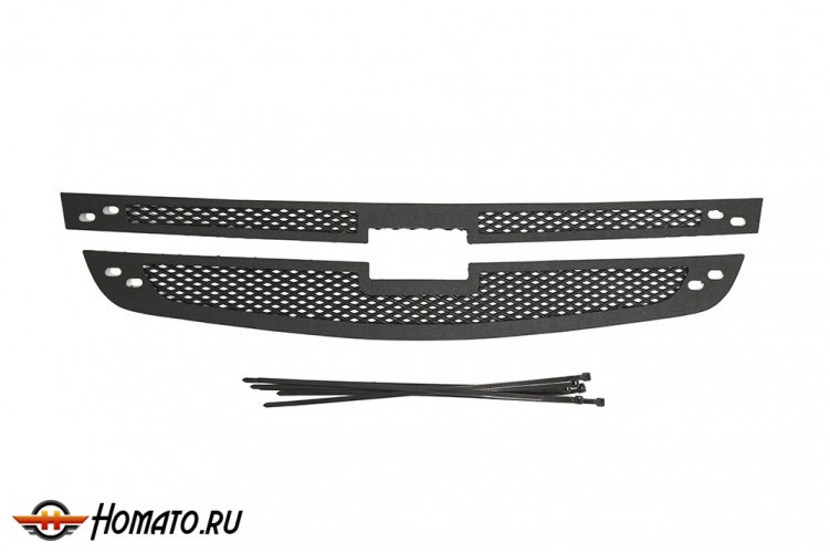 Защитная сетка решетки радиатора для Chevrolet Niva Bertone 2009+ | пластик, верх