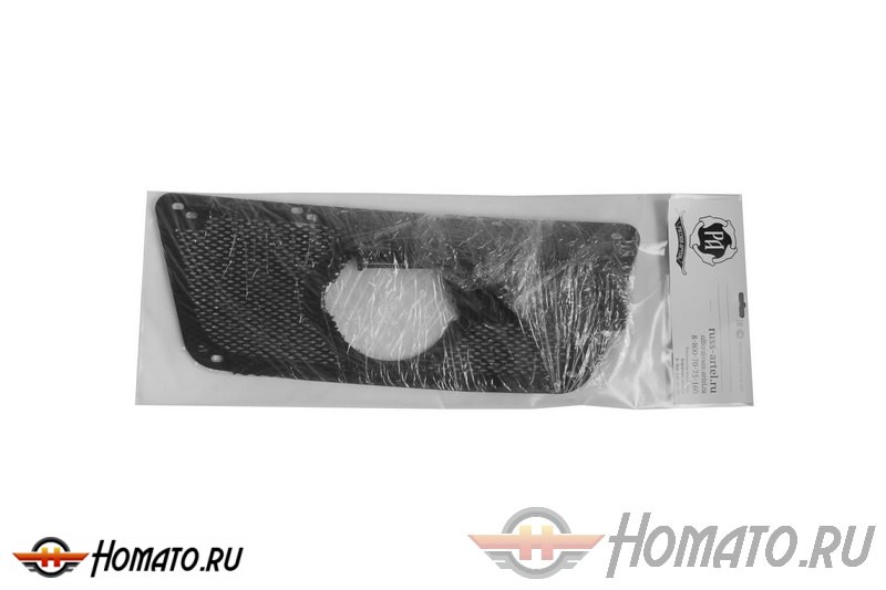 Защитная сетка решетки радиатора Nissan Pathfinder (R51) 2011-2013 | шагрень