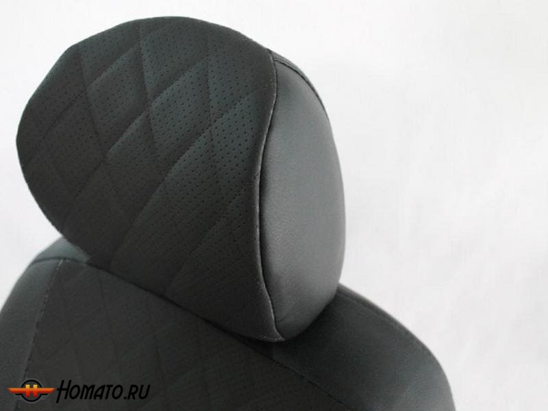 Чехлы на сиденья Citroen C4 sedan 2012- | экокожа, Seintex