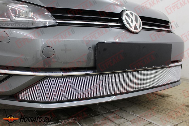 Защита радиатора для Volkswagen Golf 7 (MK7) 2017+ рестайл | Стандарт
