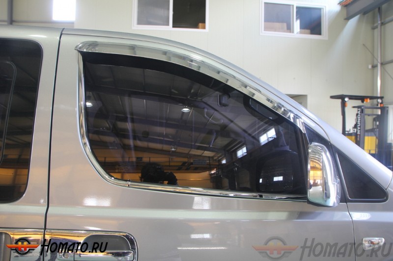 Хром молдинги окон «нижние» для Hyundai Grand Starex 2007+/2015+