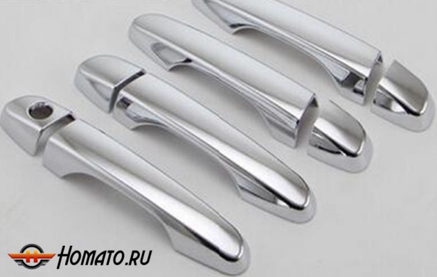 Хром накладки на дверные ручки для Hyundai Creta (ix25) 2015+
