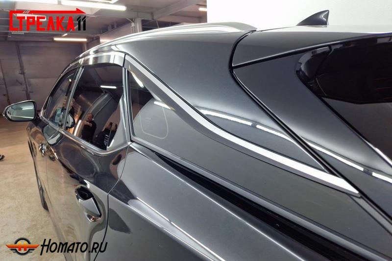 Дефлекторы Lexus RX 4 2015-2022 | премиум, плоские, 2D