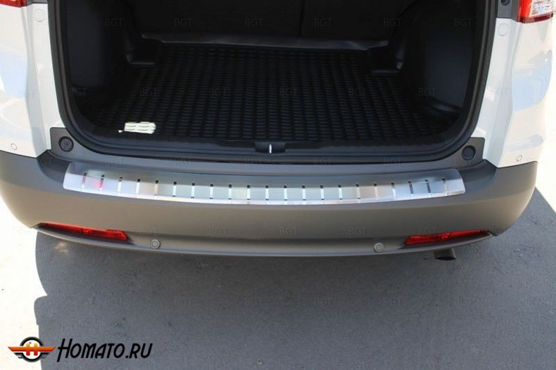 Накладка на бампер для Honda CR-V IV 2013+ из нержавеющей стали