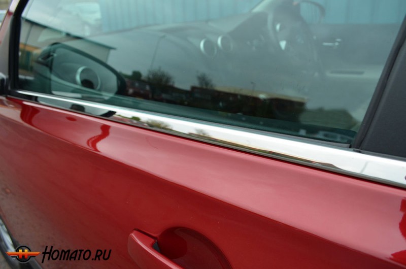 Накладки на уплотнители стекол для Volkswagen Touareg II «2010-»