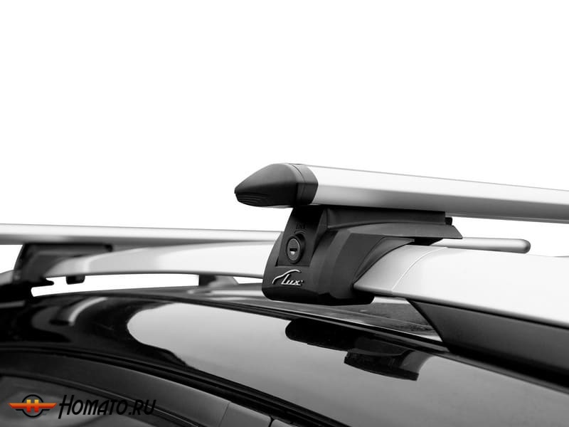 Багажник на крышу для Mercedes-Benz E W211 (2002-2009) универсал | на рейлинги | LUX Классик и LUX Элегант